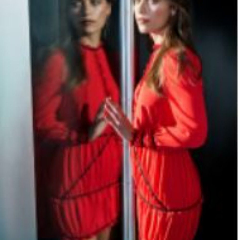 NWT Fleur du mal red silk bondage dress (SZ 10)